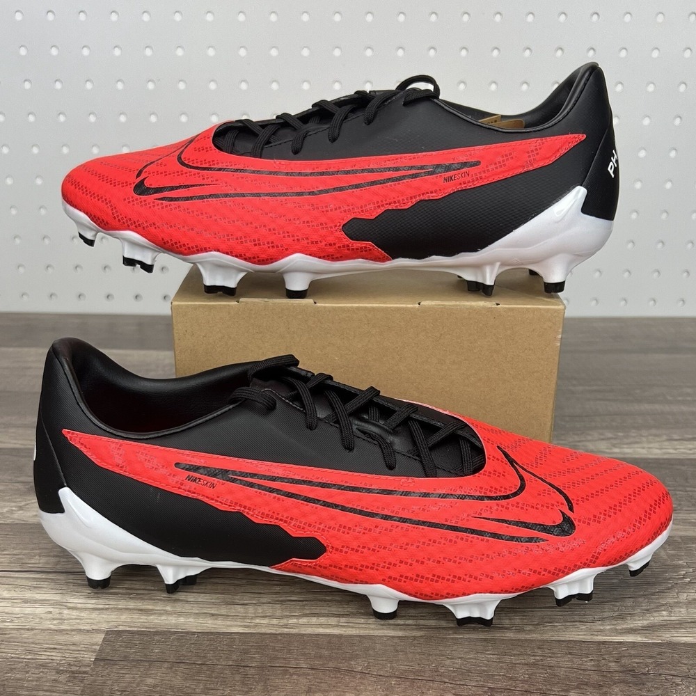 Nike Phantom GX Academy Multi-Ground Soccer Cleats Black Red DD9473-600 Men 11.5 - Picture 8 of 11